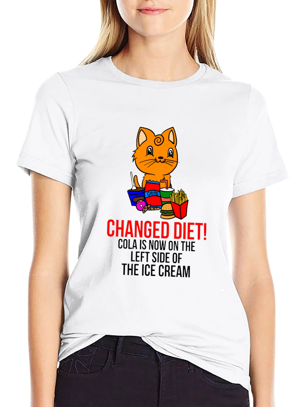 Changed Diet Cat T-Shirt