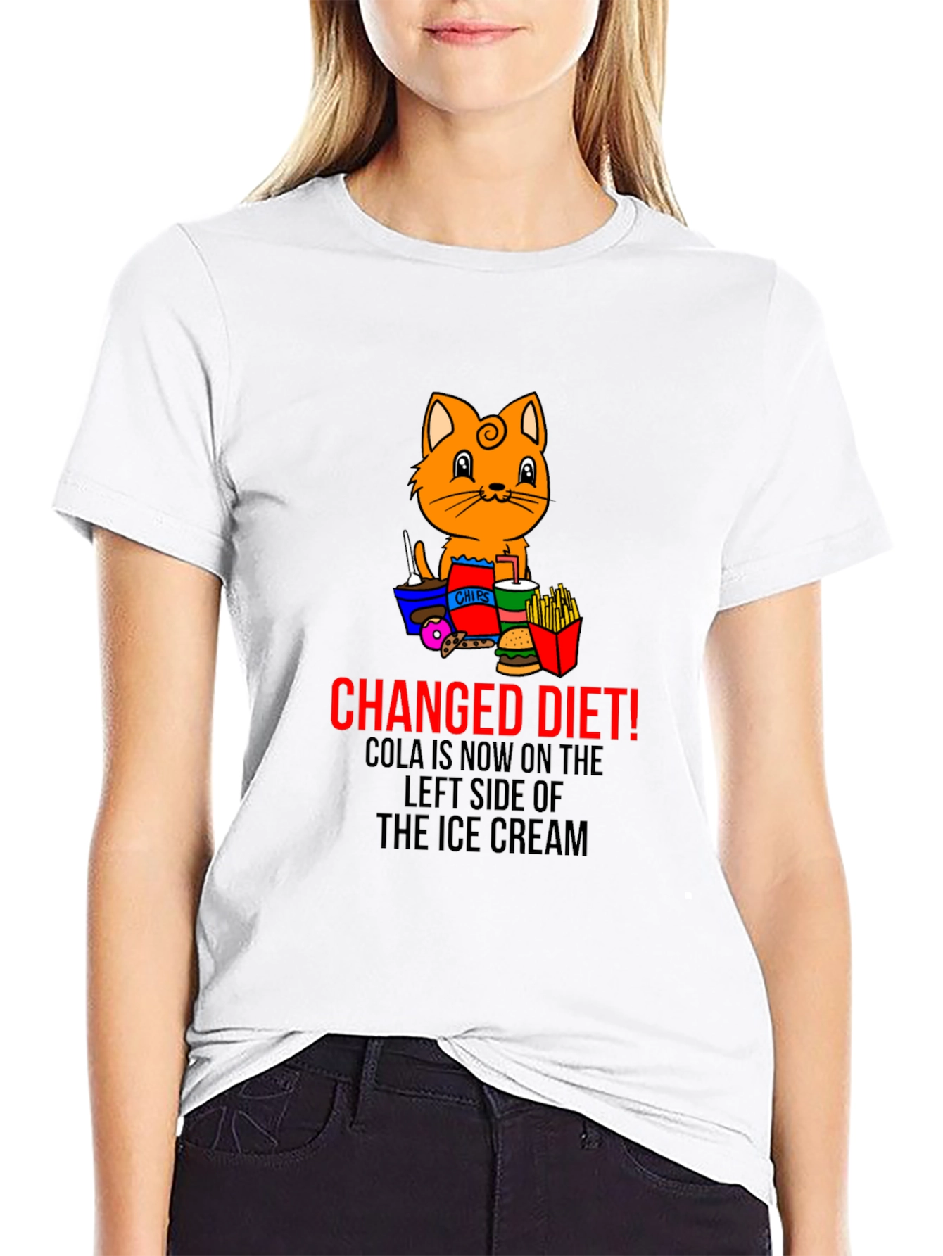 Changed Diet Cat T-Shirt