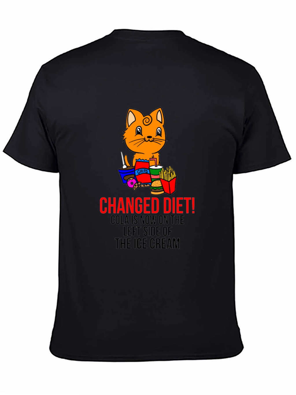 Changed Diet Cat T-Shirt