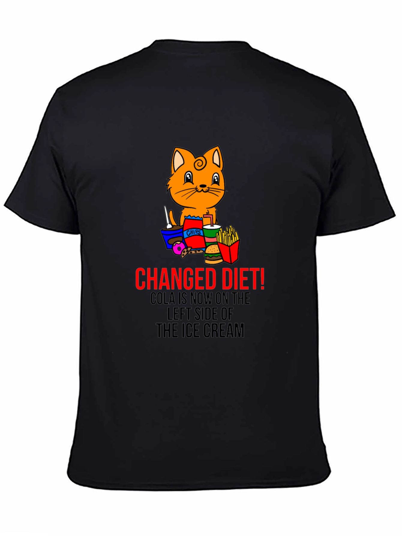 Changed Diet Cat T-Shirt