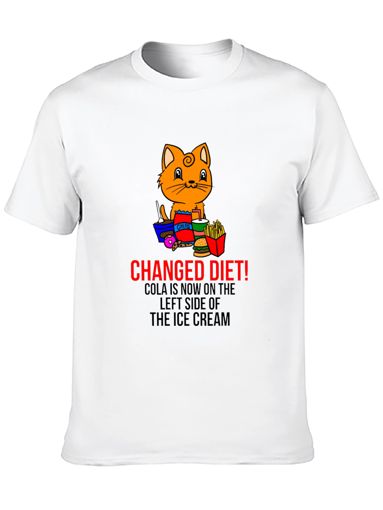 Changed Diet Cat T-Shirt