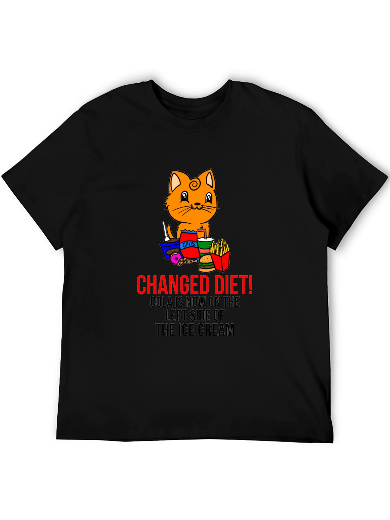 Changed Diet Cat T-Shirt