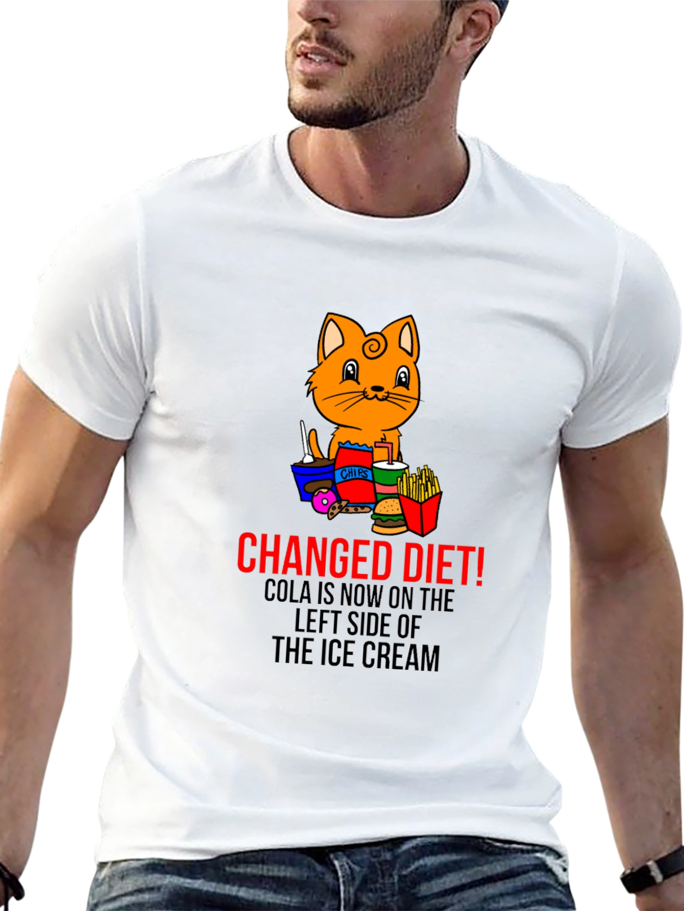 Changed Diet Cat T-Shirt