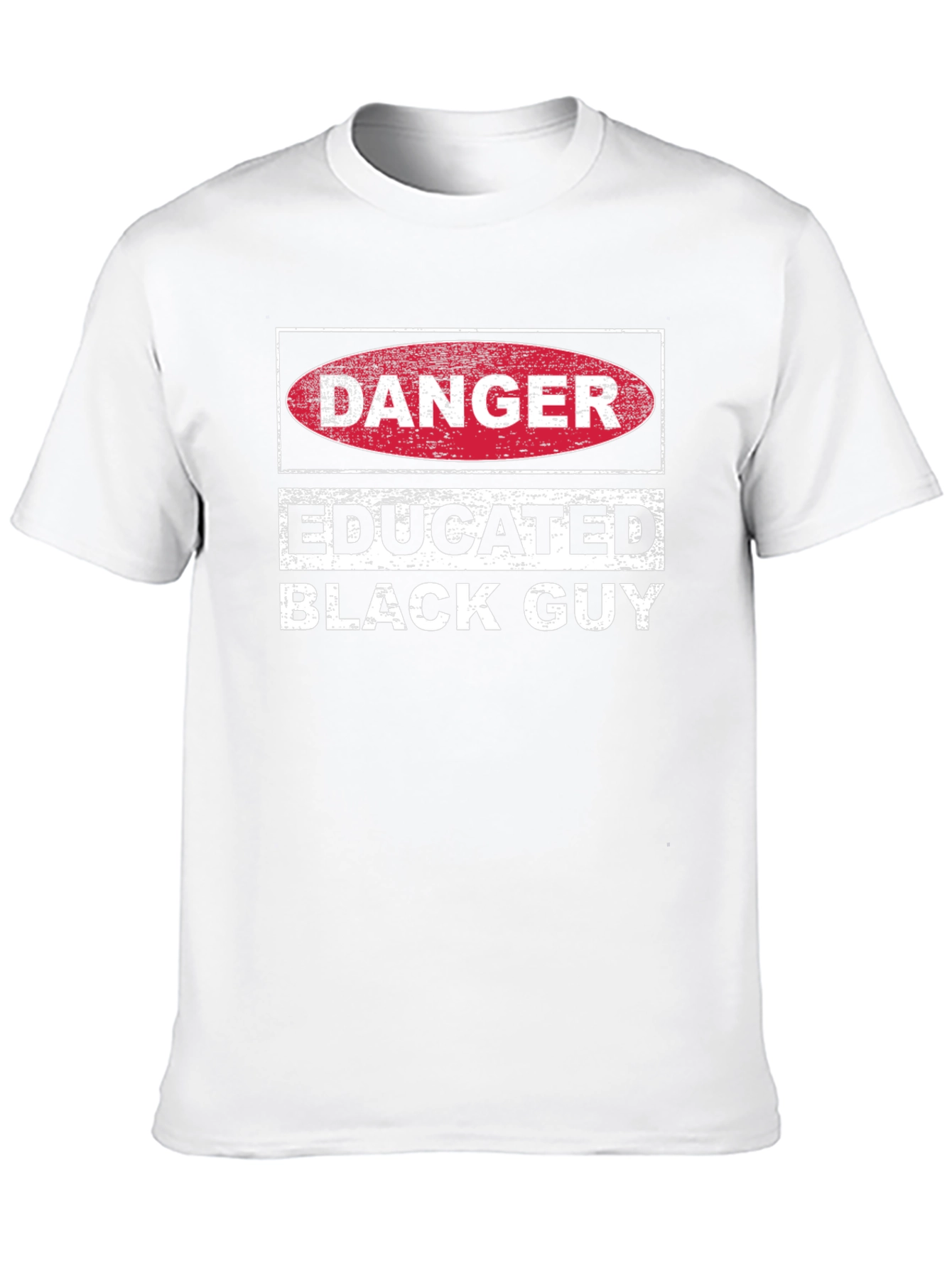 Danger Educated Black Guy Graphic Tee
