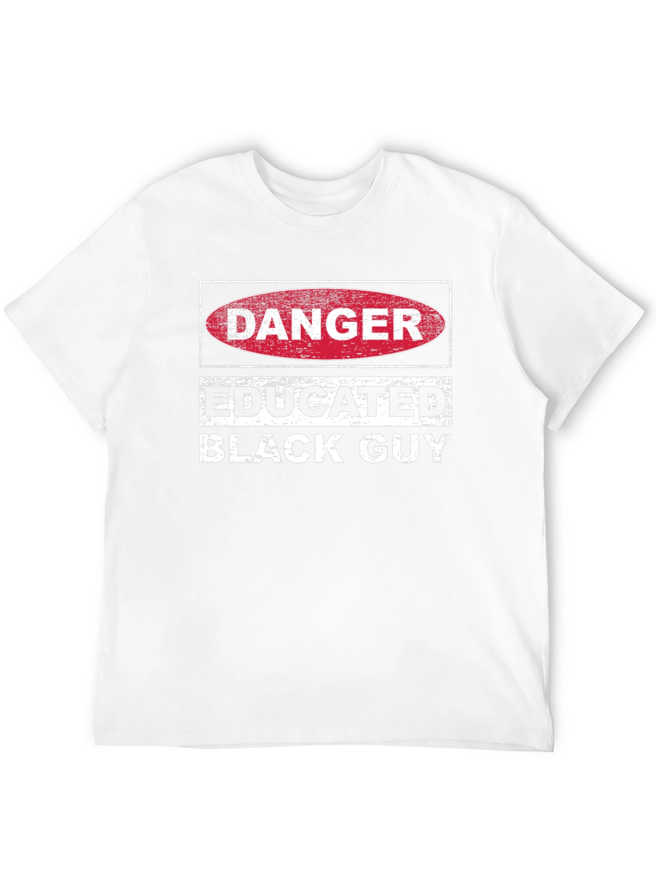 Danger Educated Black Guy Graphic Tee