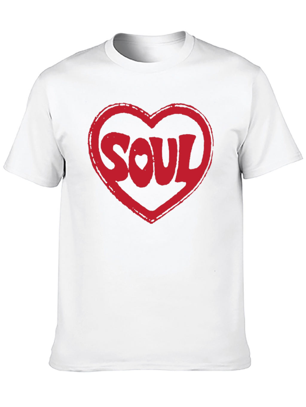 Soul Heart Graphic T-Shirt - Soft Black Tee