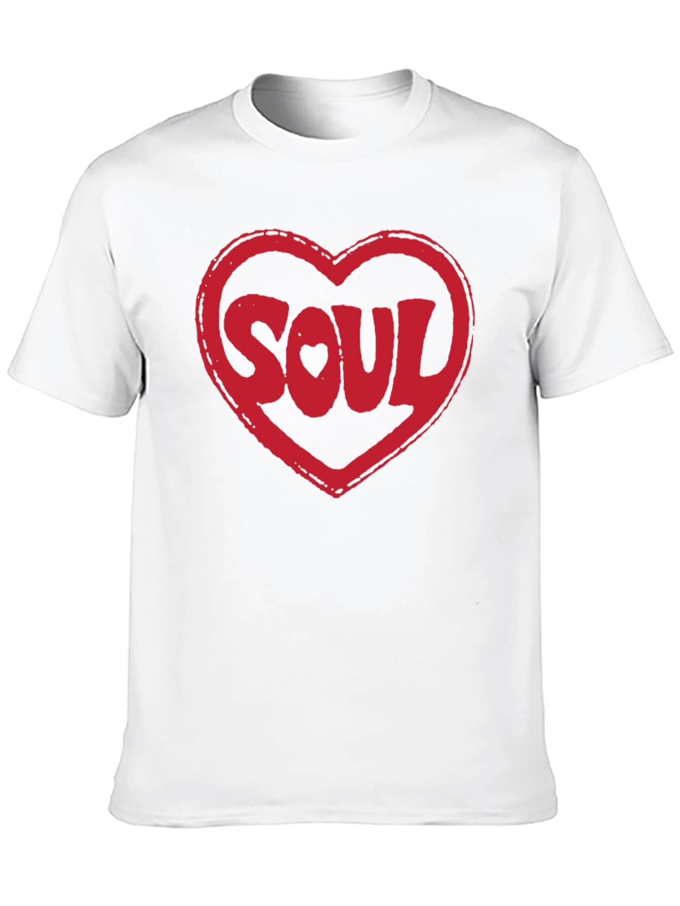 Soul Heart Graphic T-Shirt - Soft Black Tee