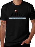 Involuted Evolution Mens Black T-Shirt