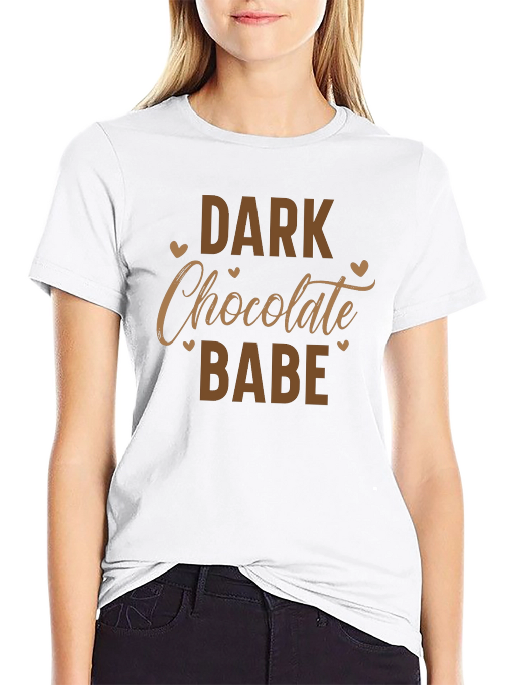 Dark Chocolate Babe Graphic T-Shirt