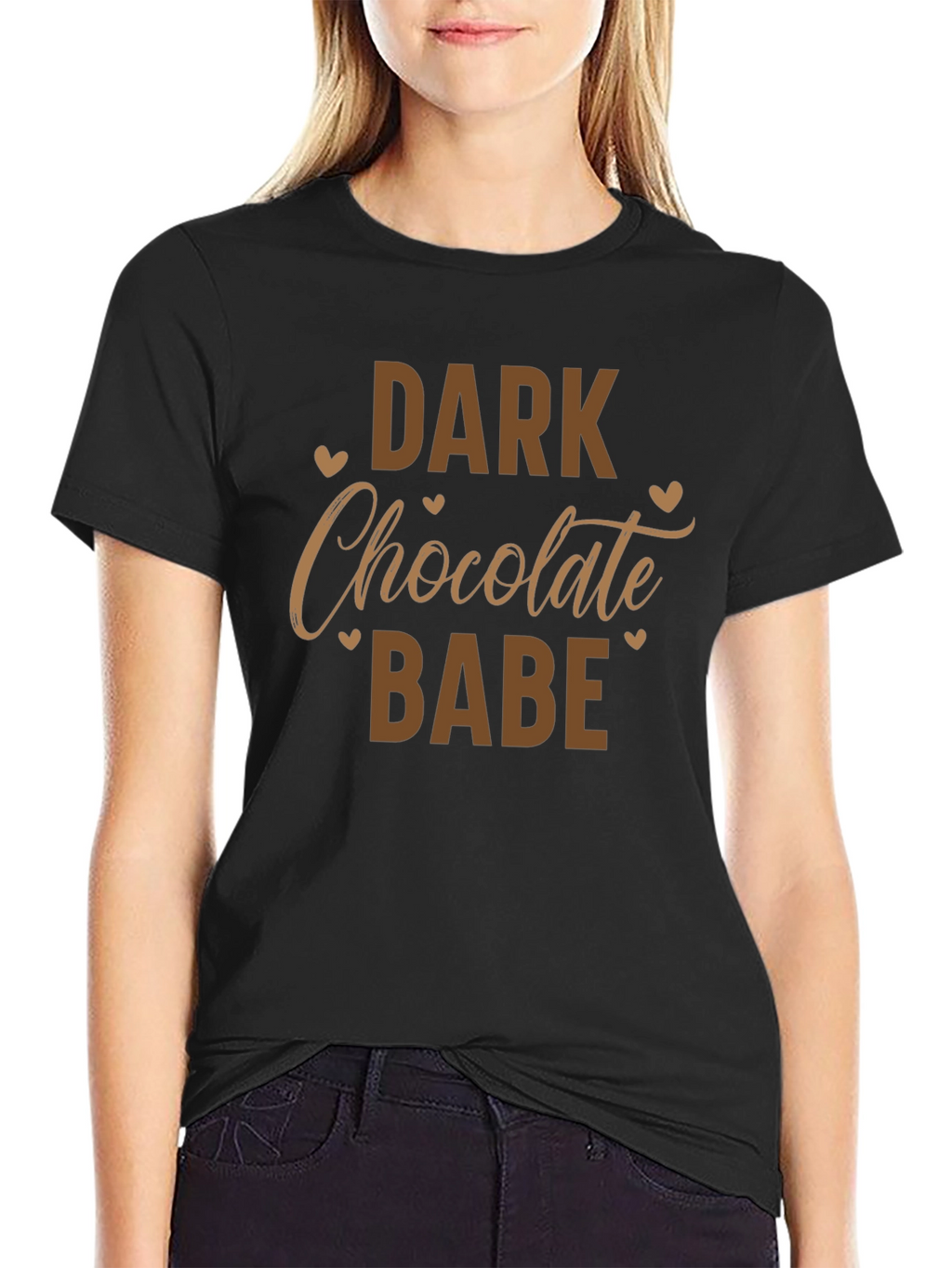 Dark Chocolate Babe Graphic T-Shirt