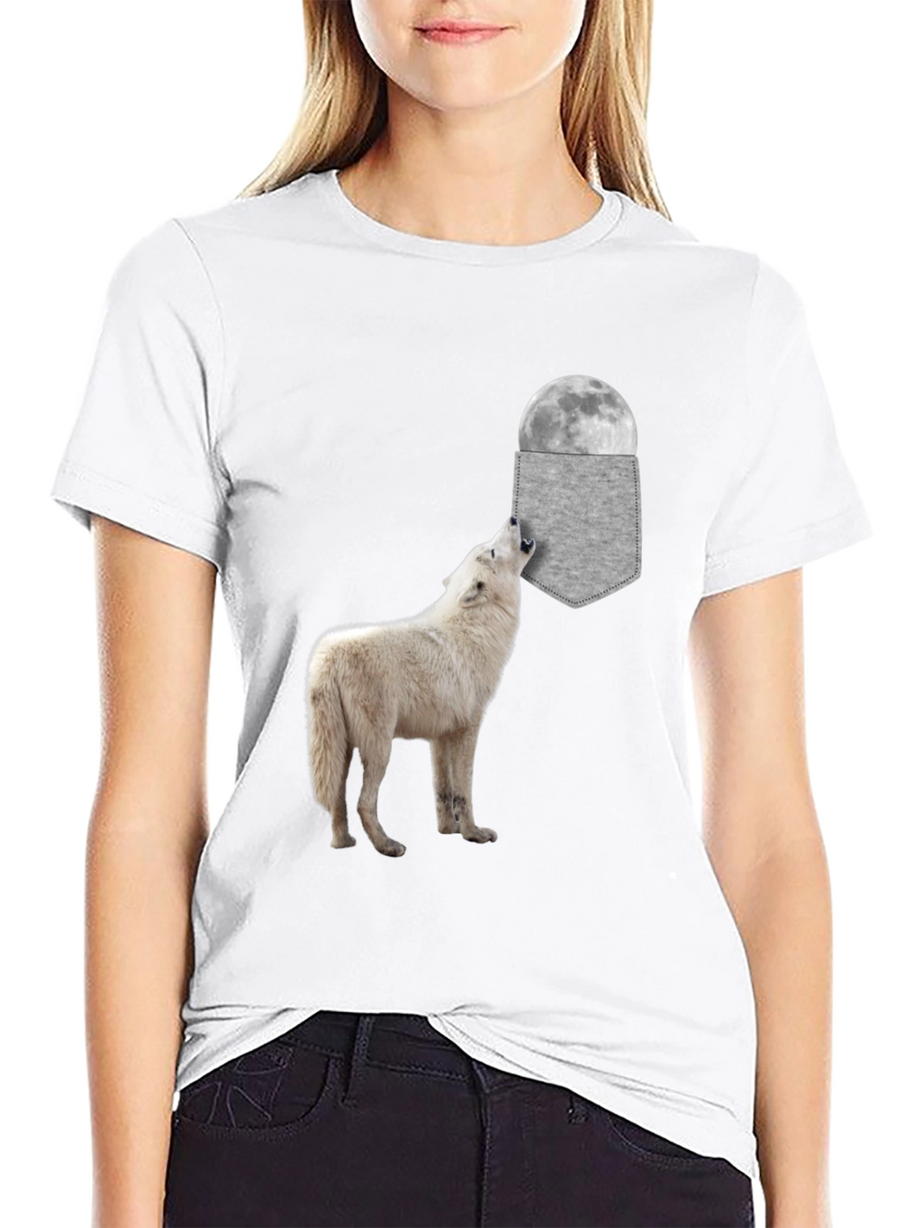 Wolf Moon Pocket T-Shirt