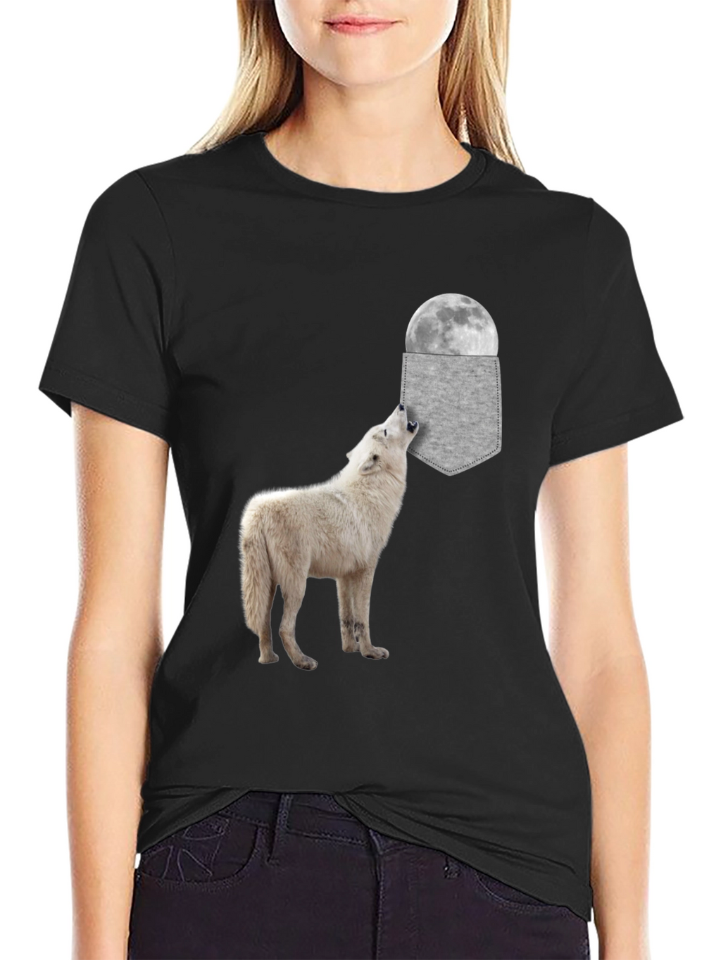 Wolf Moon Pocket T-Shirt