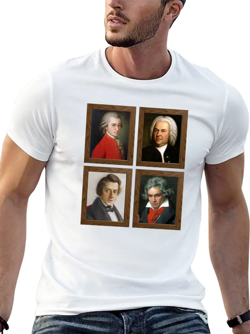 Classical Composers Portrait T-Shirt