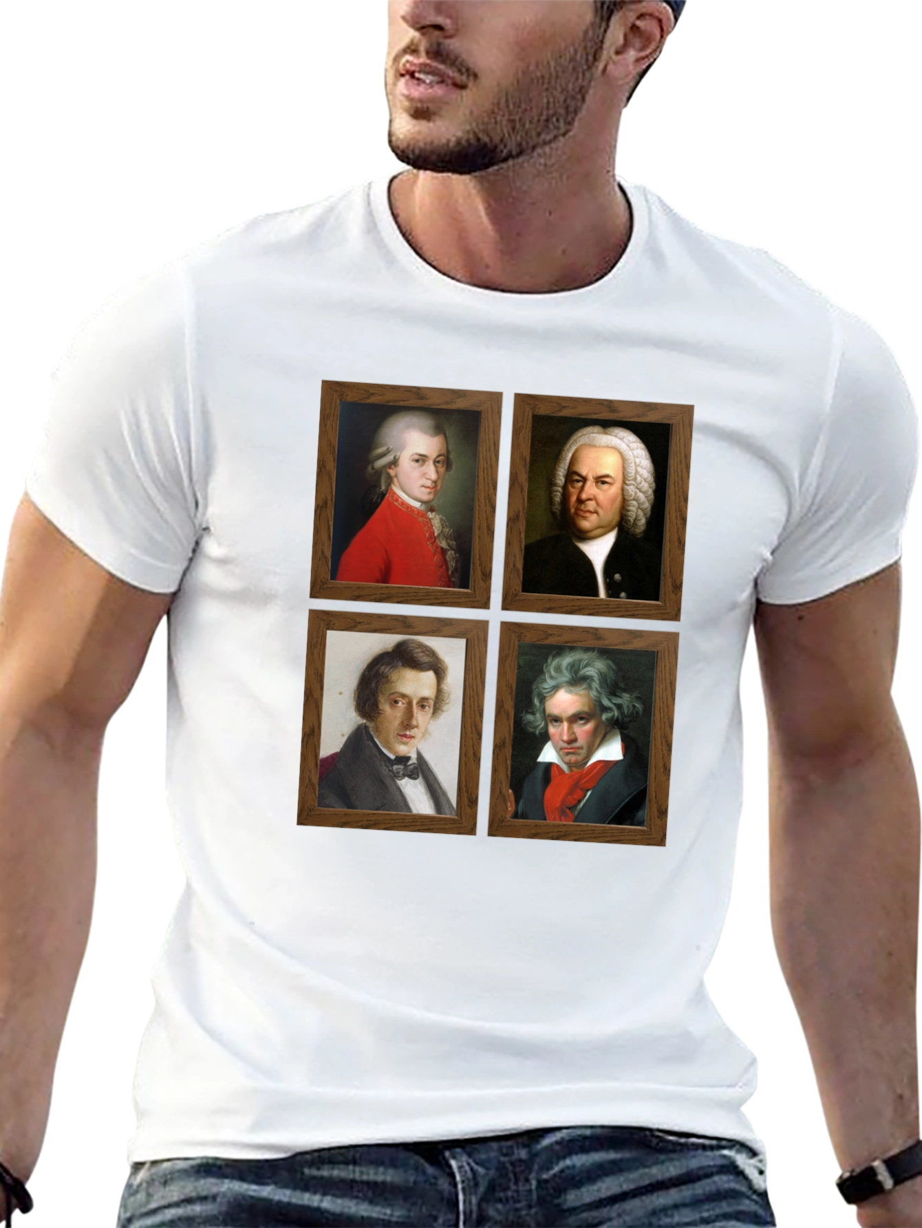 Classical Composers Portrait T-Shirt