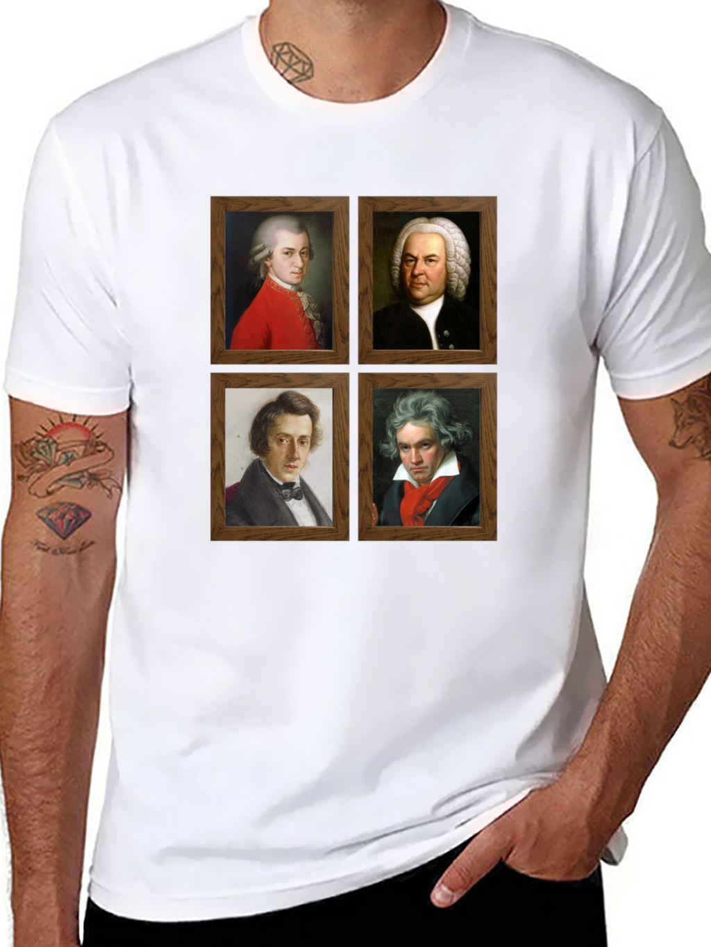 Classical Composers Portrait T-Shirt