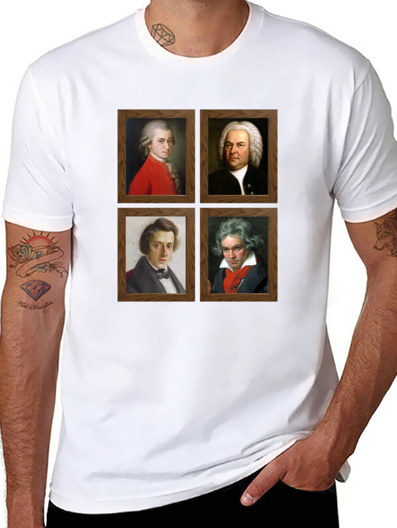 Classical Composers Portrait T-Shirt