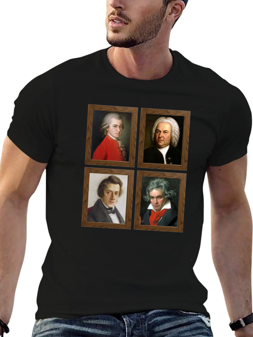 Classical Composers Portrait T-Shirt