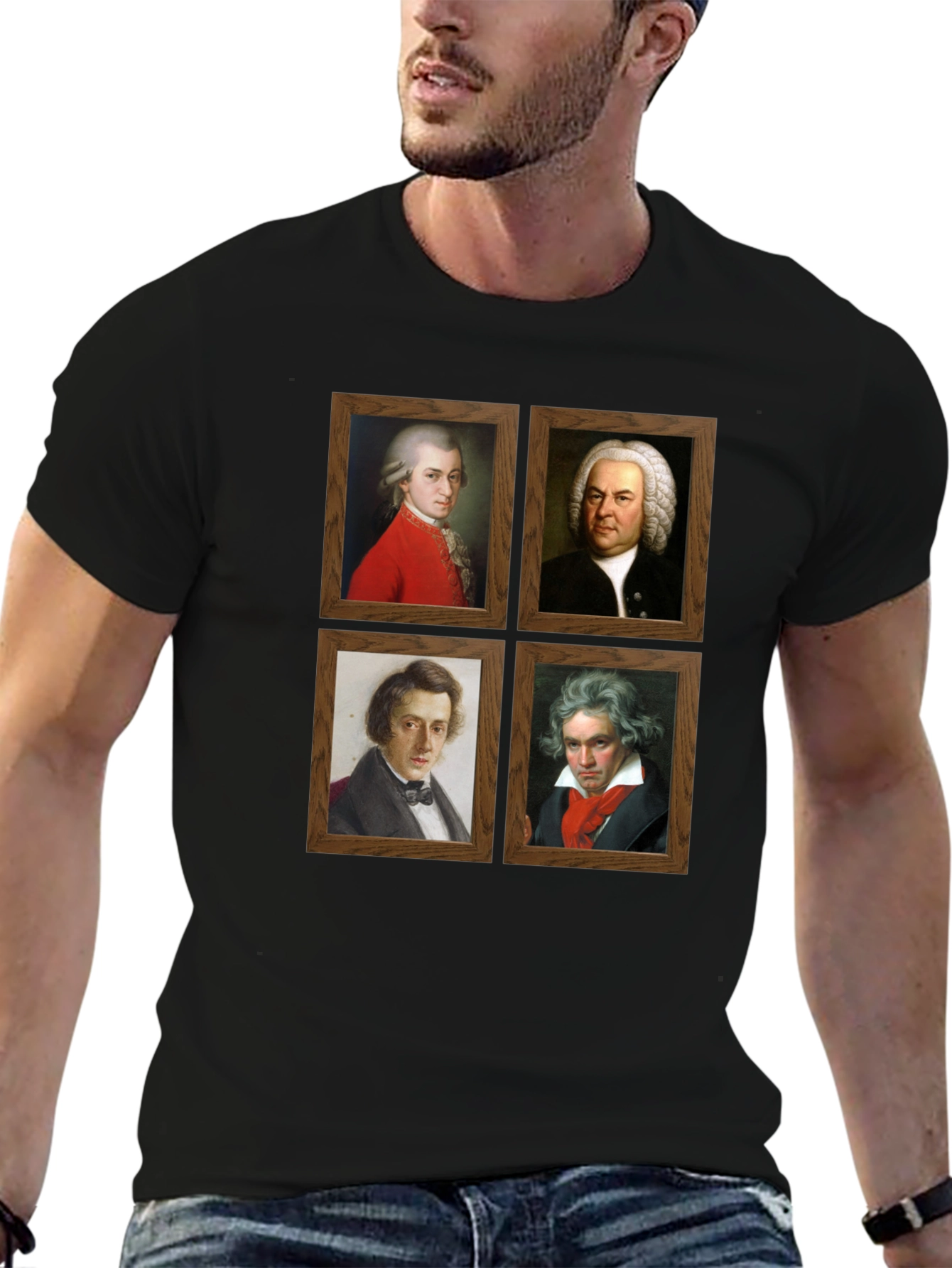 Classical Composers Portrait T-Shirt