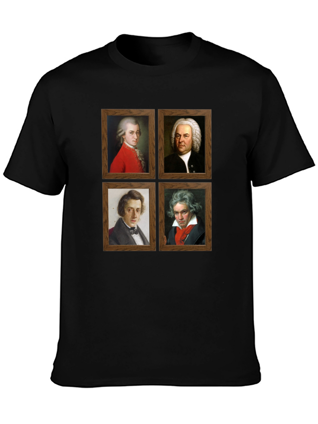 Classical Composers Portrait T-Shirt
