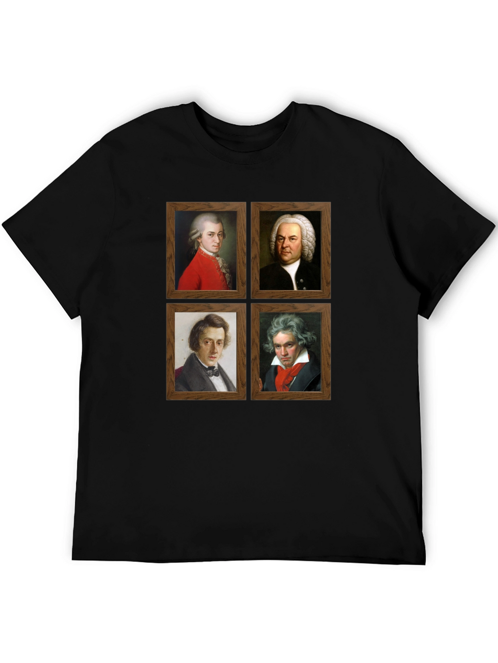 Classical Composers Portrait T-Shirt
