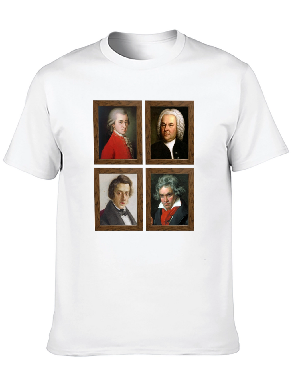 Classical Composers Portrait T-Shirt