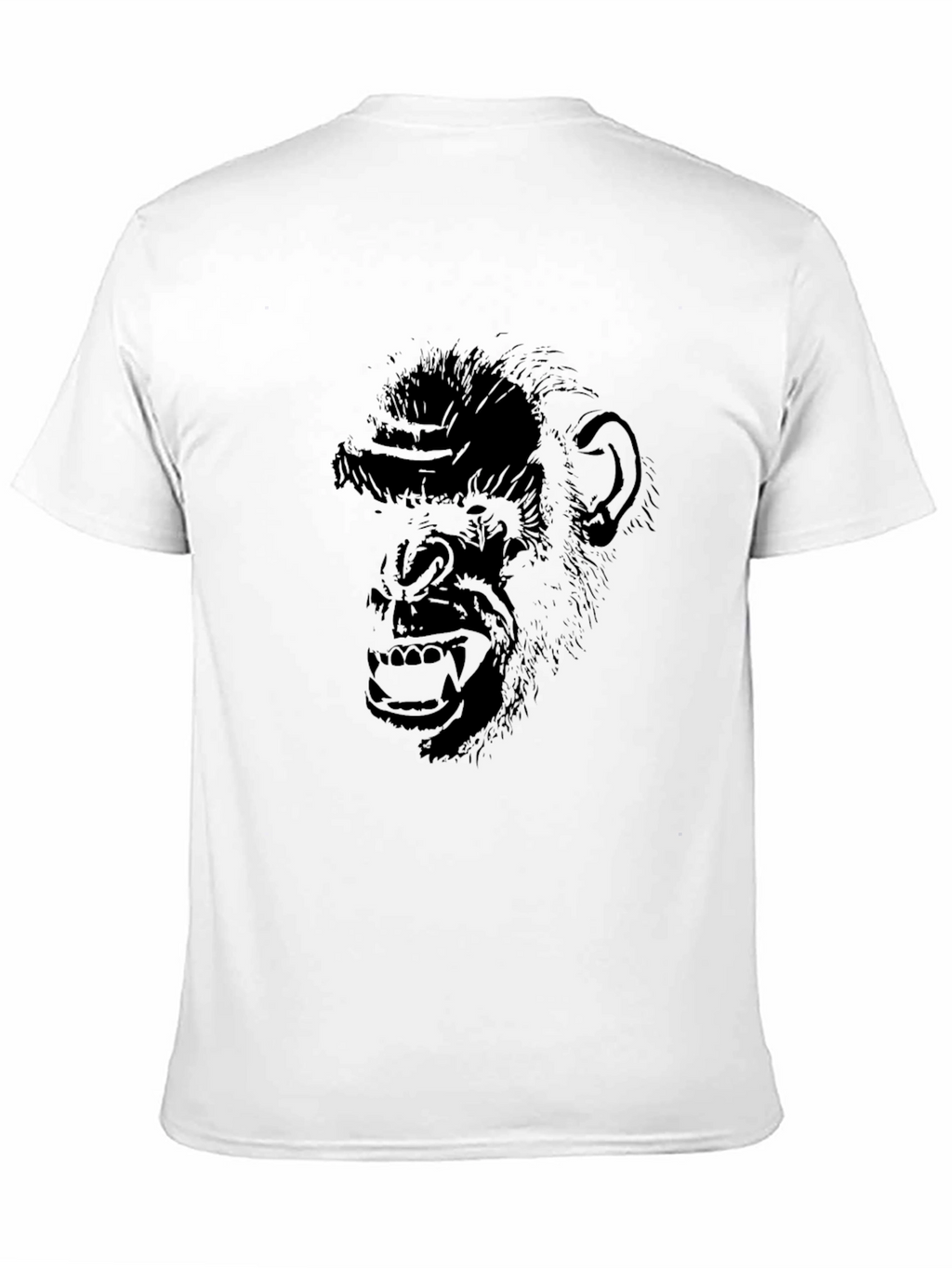 Chimpanzee Graphic Tee - Black