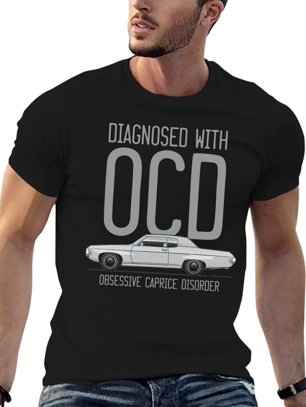 Diagnosed with OCD Obsessive Caprice Disorder T-Shirt