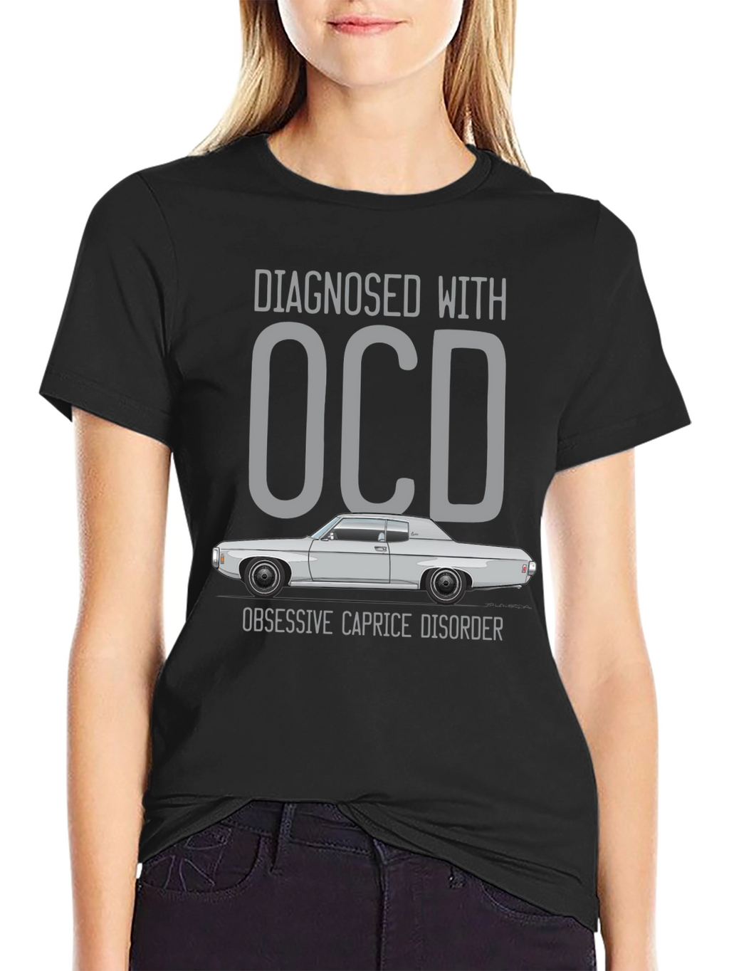 Diagnosed with OCD Obsessive Caprice Disorder T-Shirt