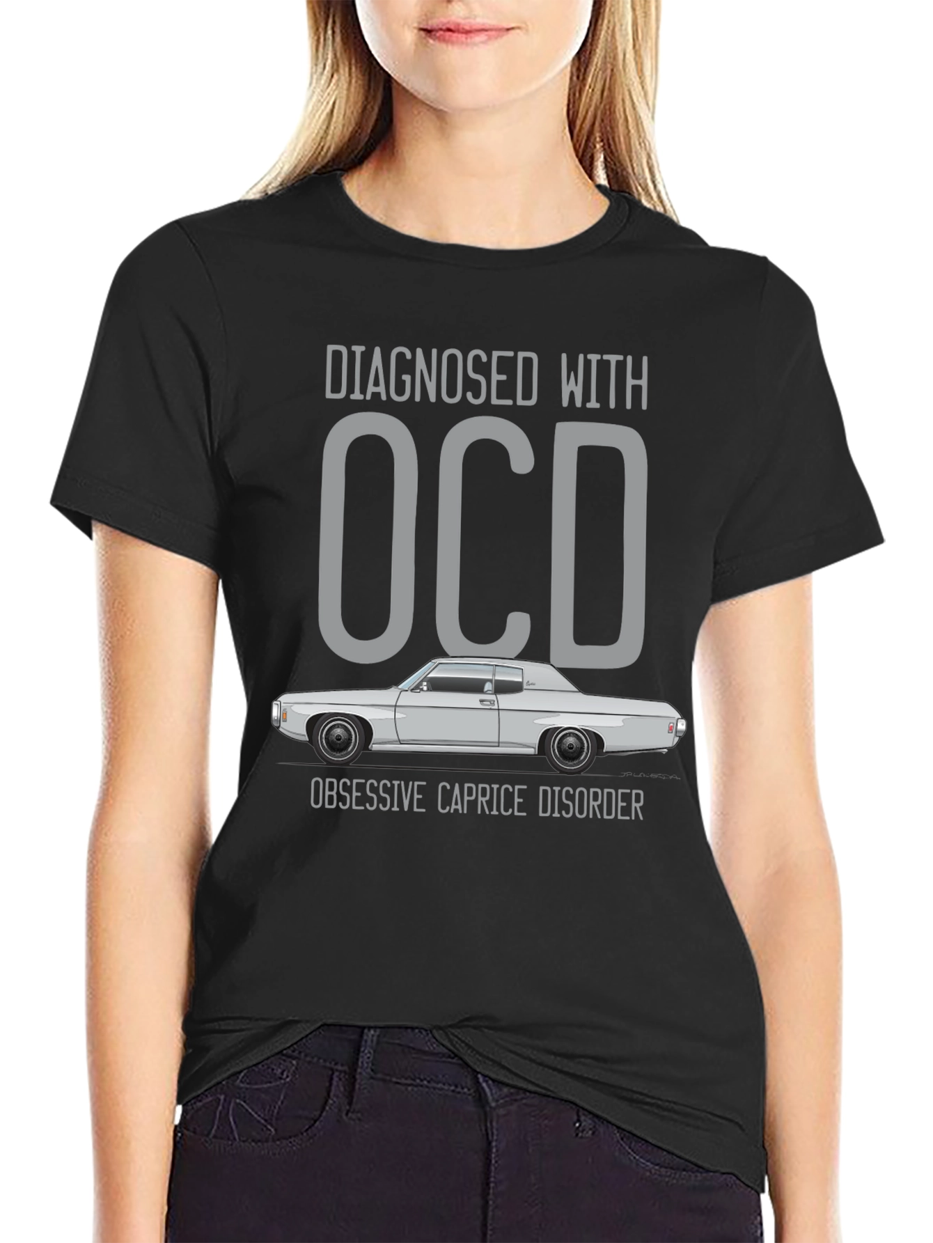 Diagnosed with OCD Obsessive Caprice Disorder T-Shirt