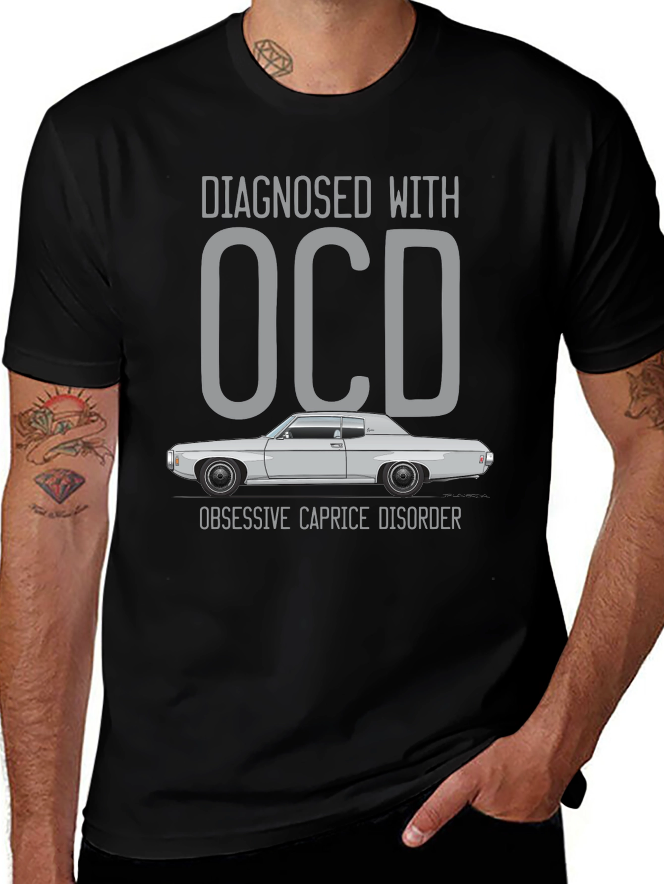 Diagnosed with OCD Obsessive Caprice Disorder T-Shirt