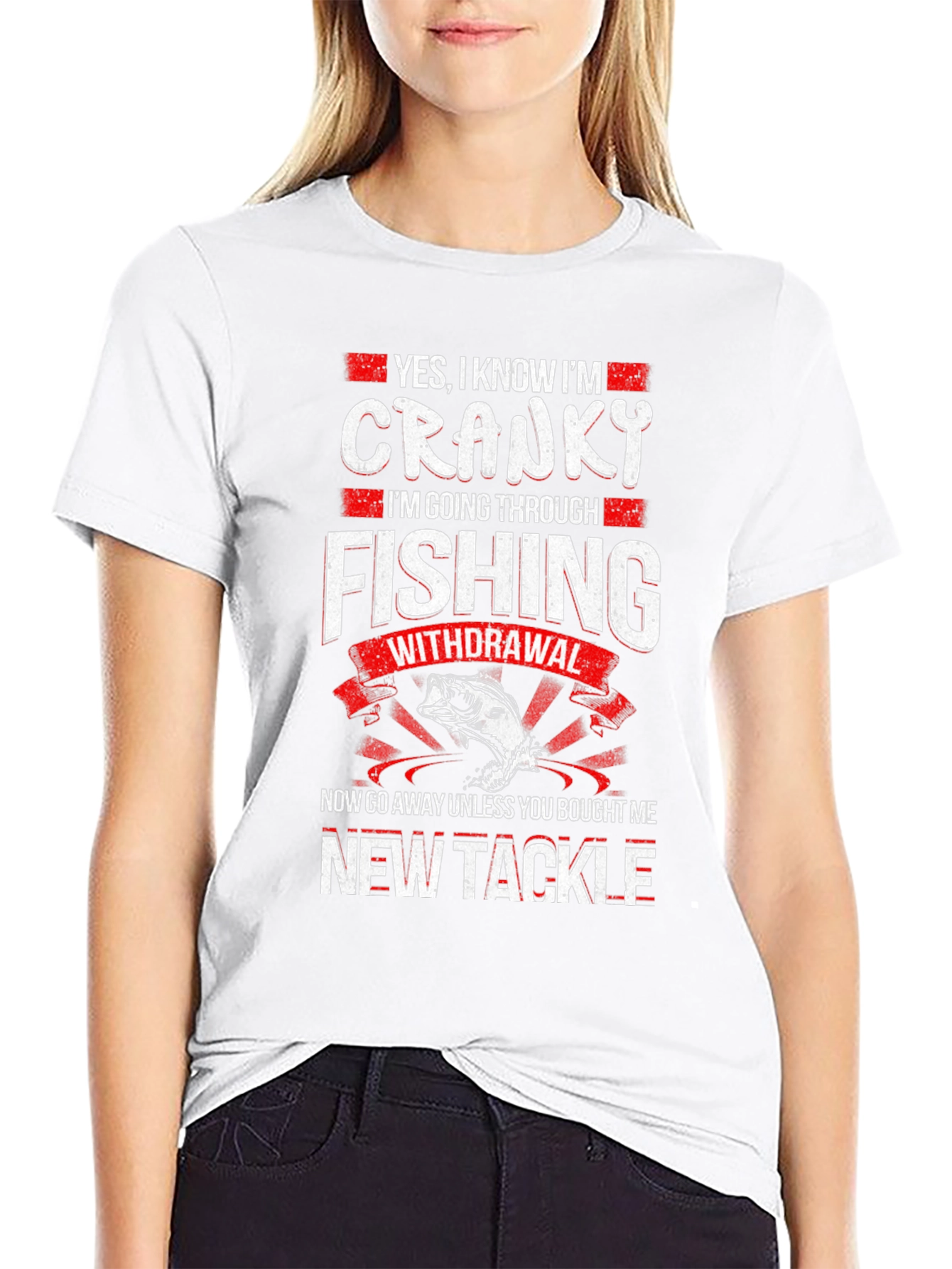 Cranky Fishing Withdrawal Novelty T-Shirt