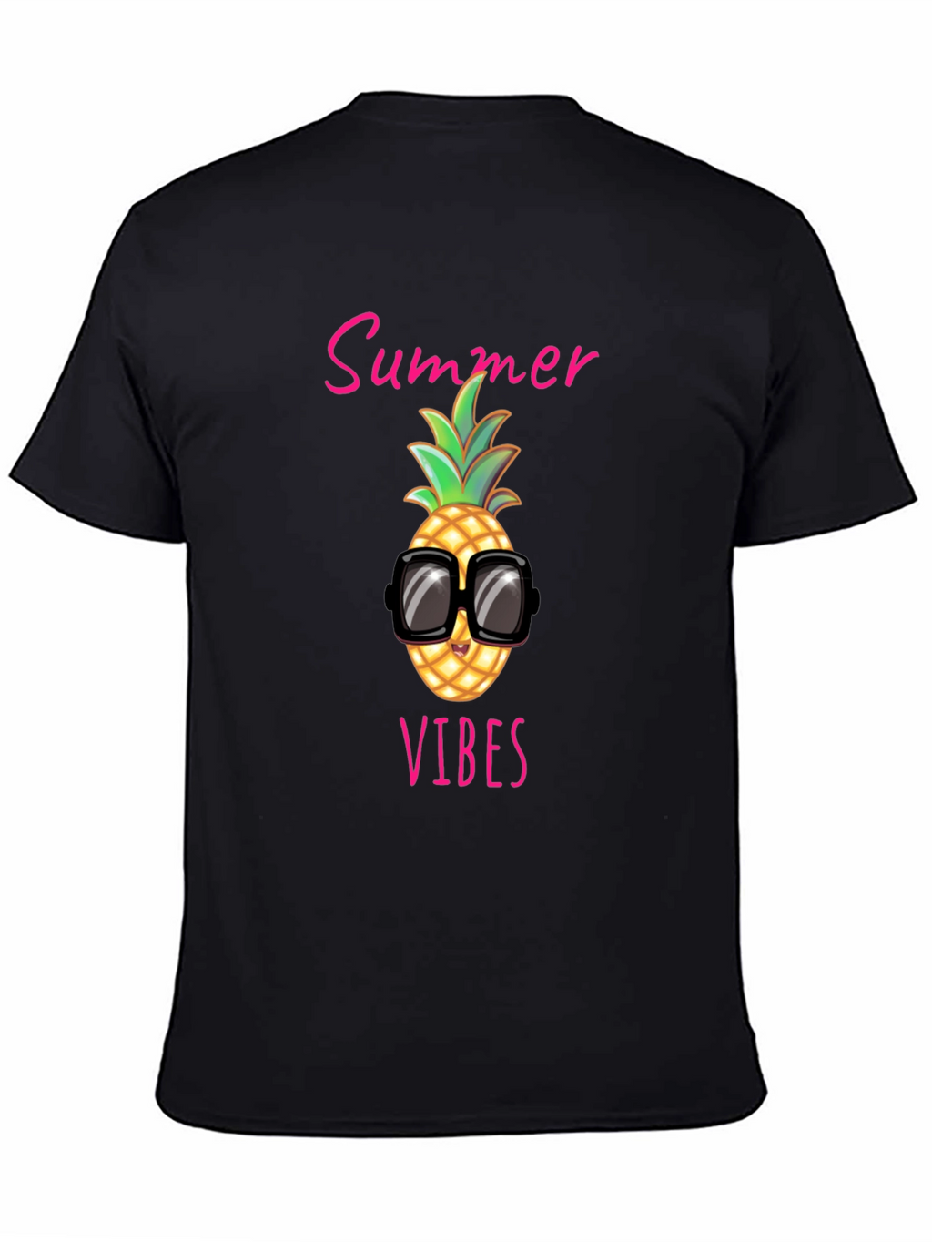 Summer Vibes Pineapple Graphic Tee