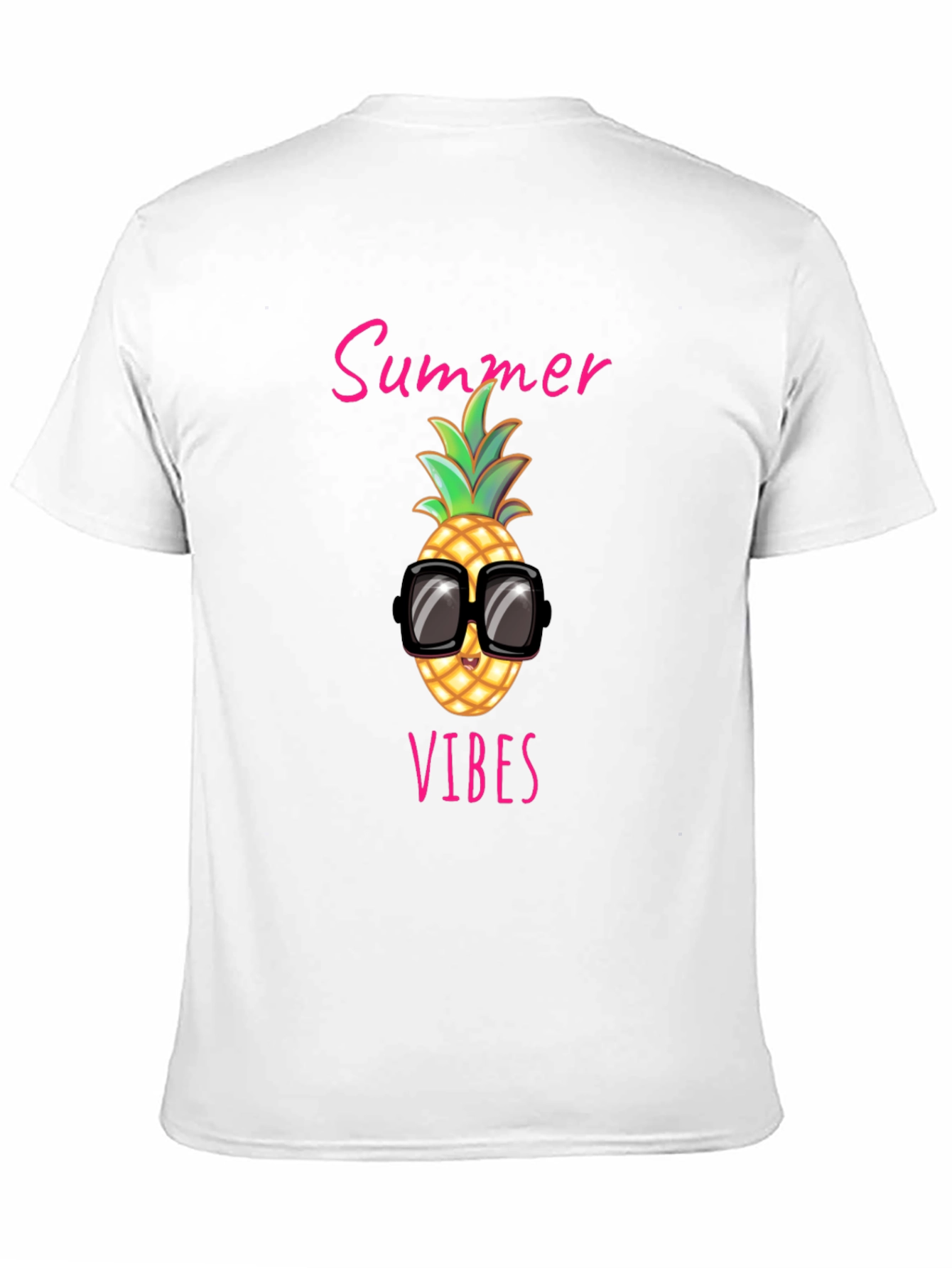 Summer Vibes Pineapple Graphic Tee