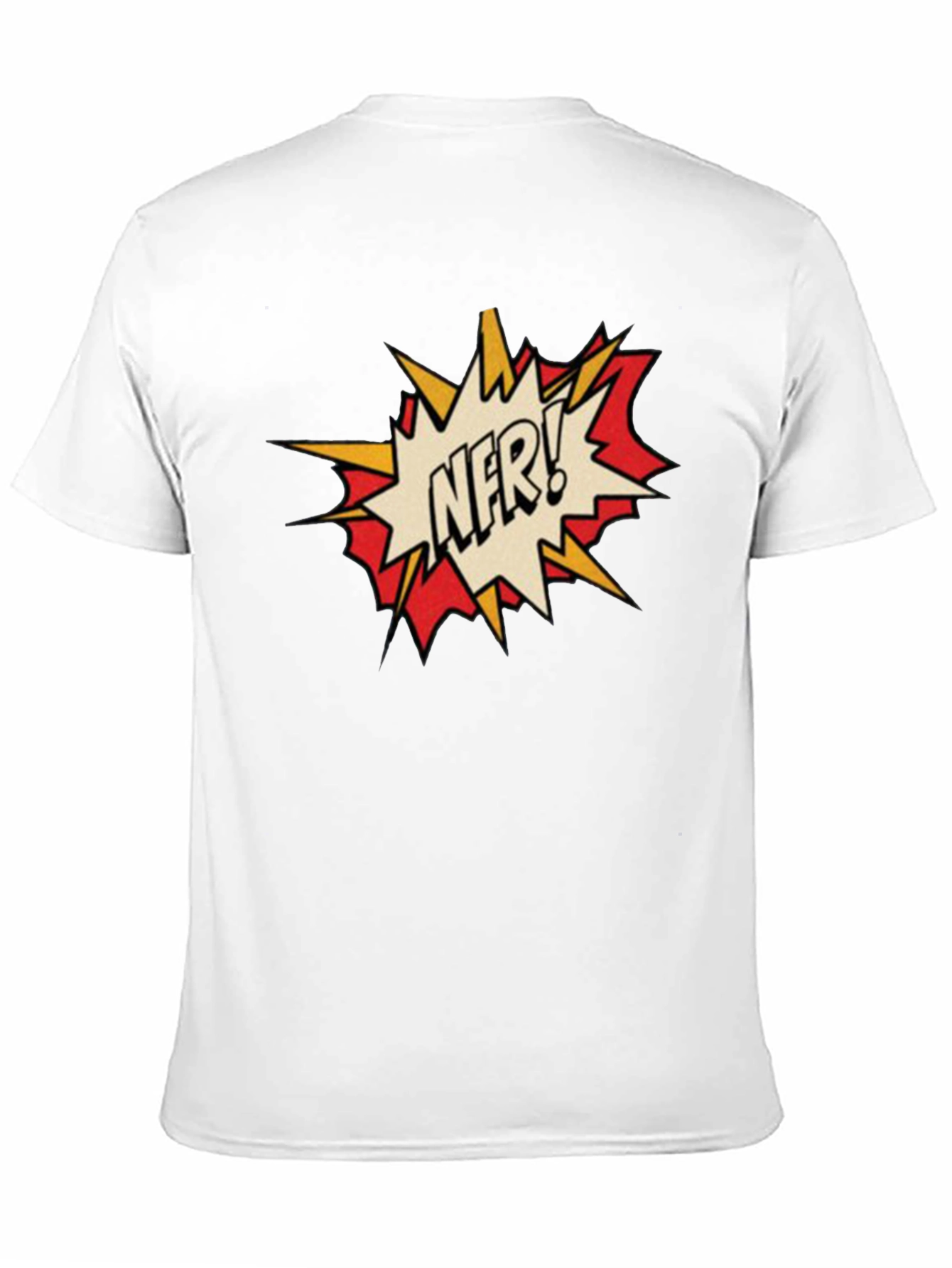NFR! Comic Style Black T-Shirt