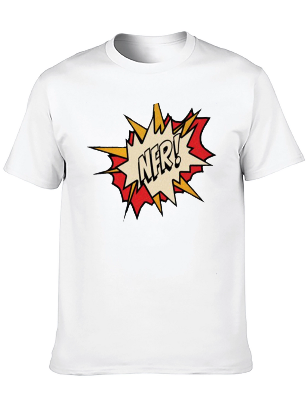 NFR! Comic Style Black T-Shirt