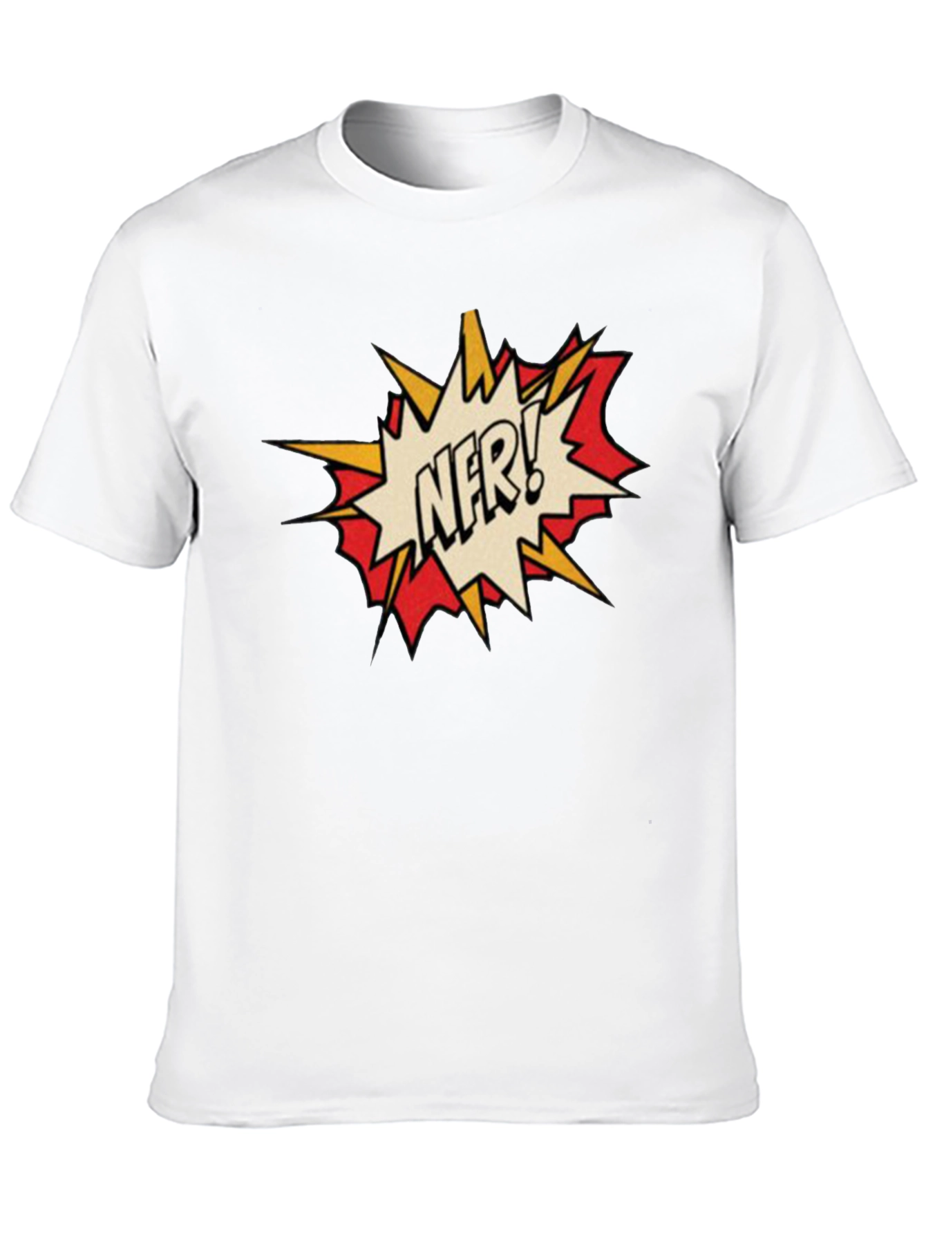 NFR! Comic Style Black T-Shirt