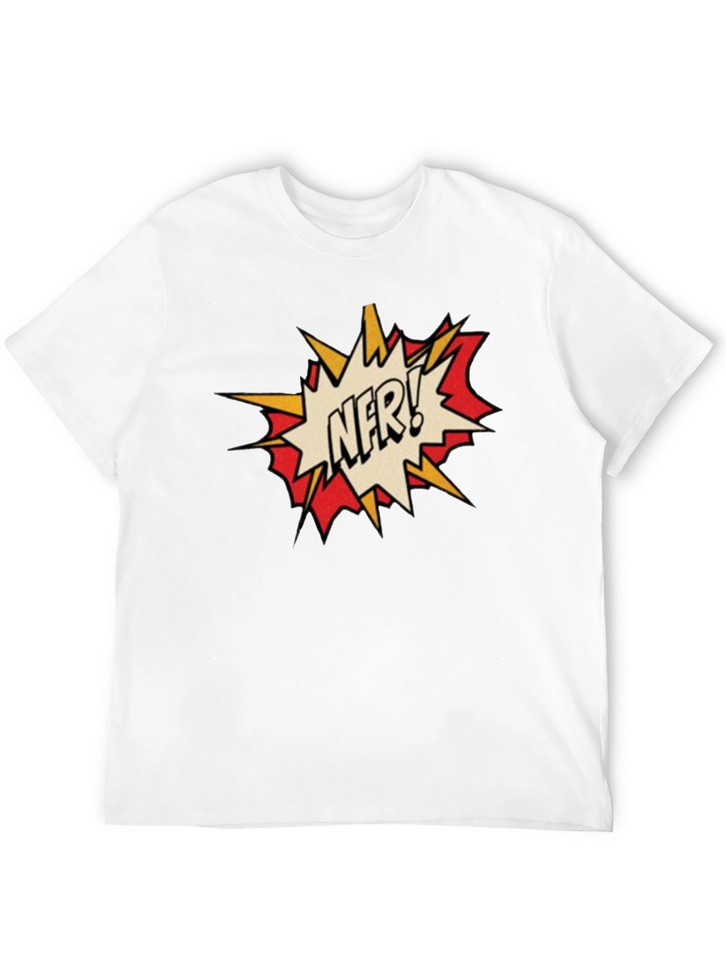 NFR! Comic Style Black T-Shirt