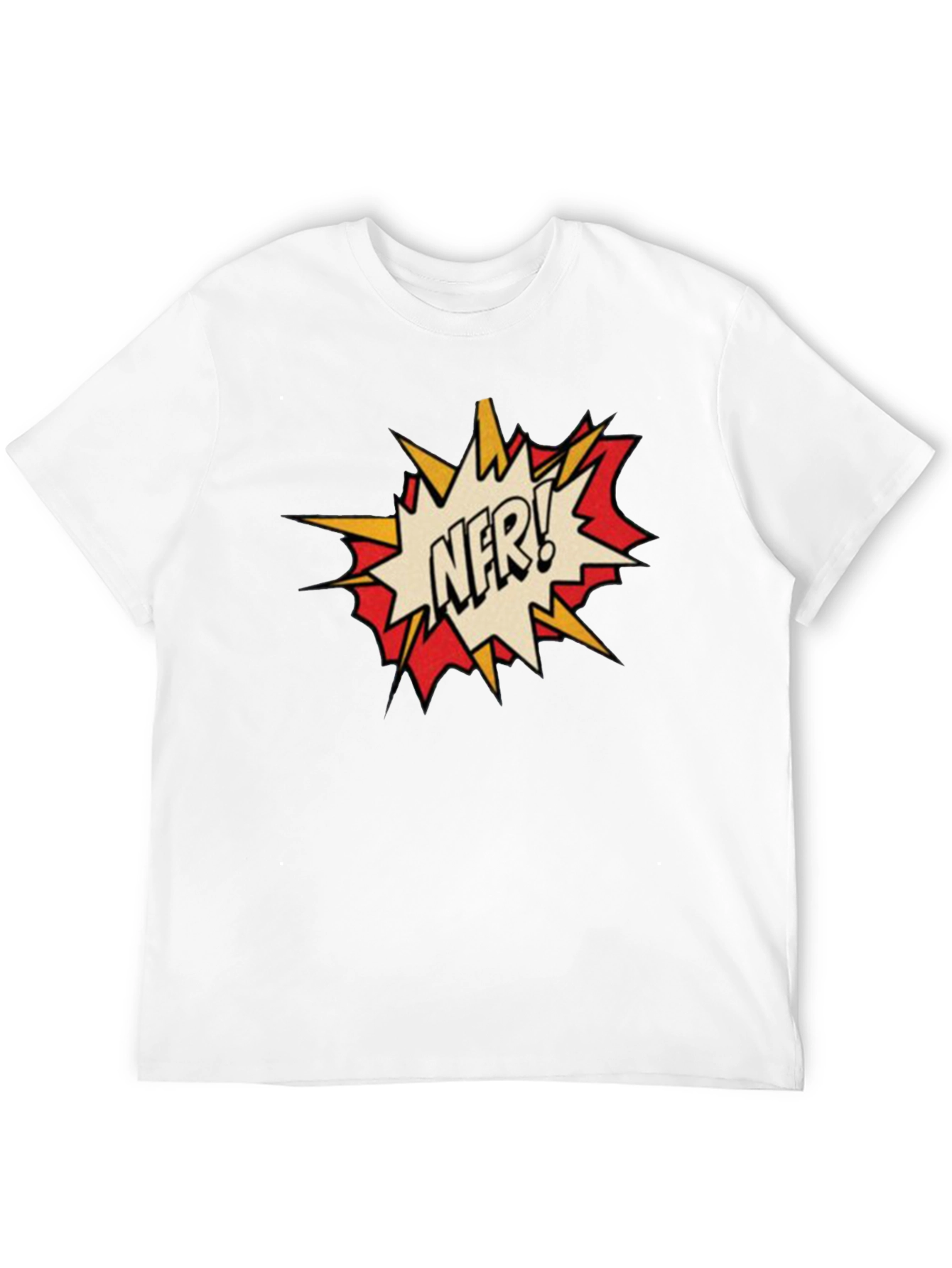 NFR! Comic Style Black T-Shirt