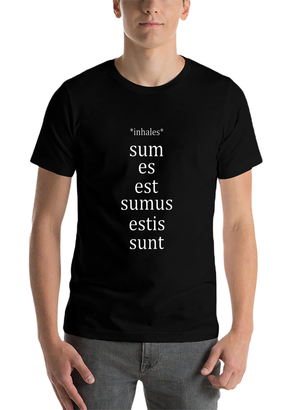 Latin Verb T-Shirt - Sum Es Est