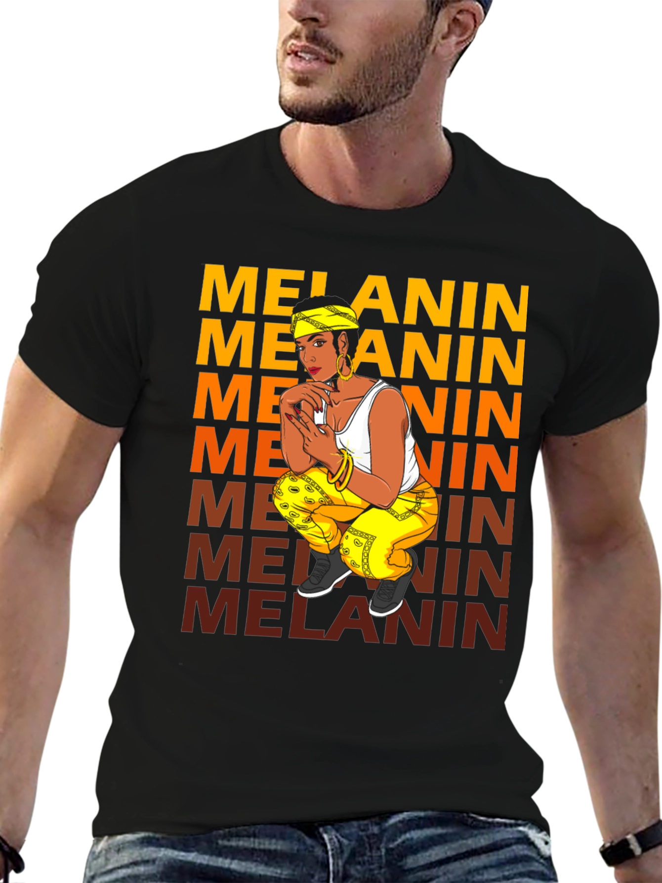 Melanin T-Shirt - Bold & Stylish Graphic Tee