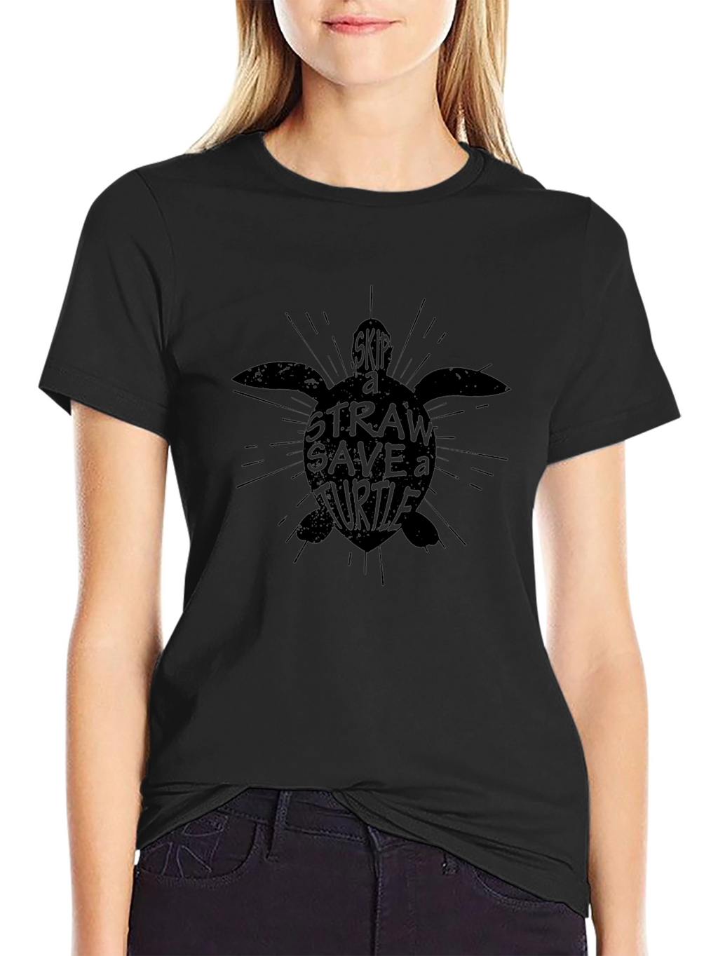 Save a Turtle T-Shirt - Black Graphic Tee