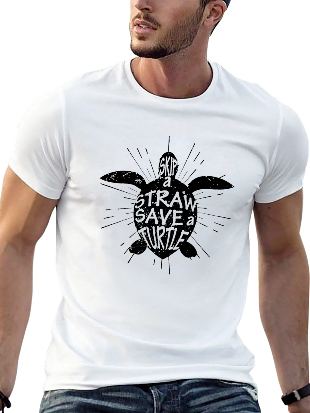 Save a Turtle T-Shirt - Black Graphic Tee