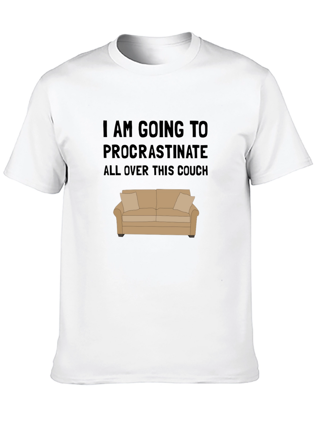 Procrastinate Couch Graphic Tee