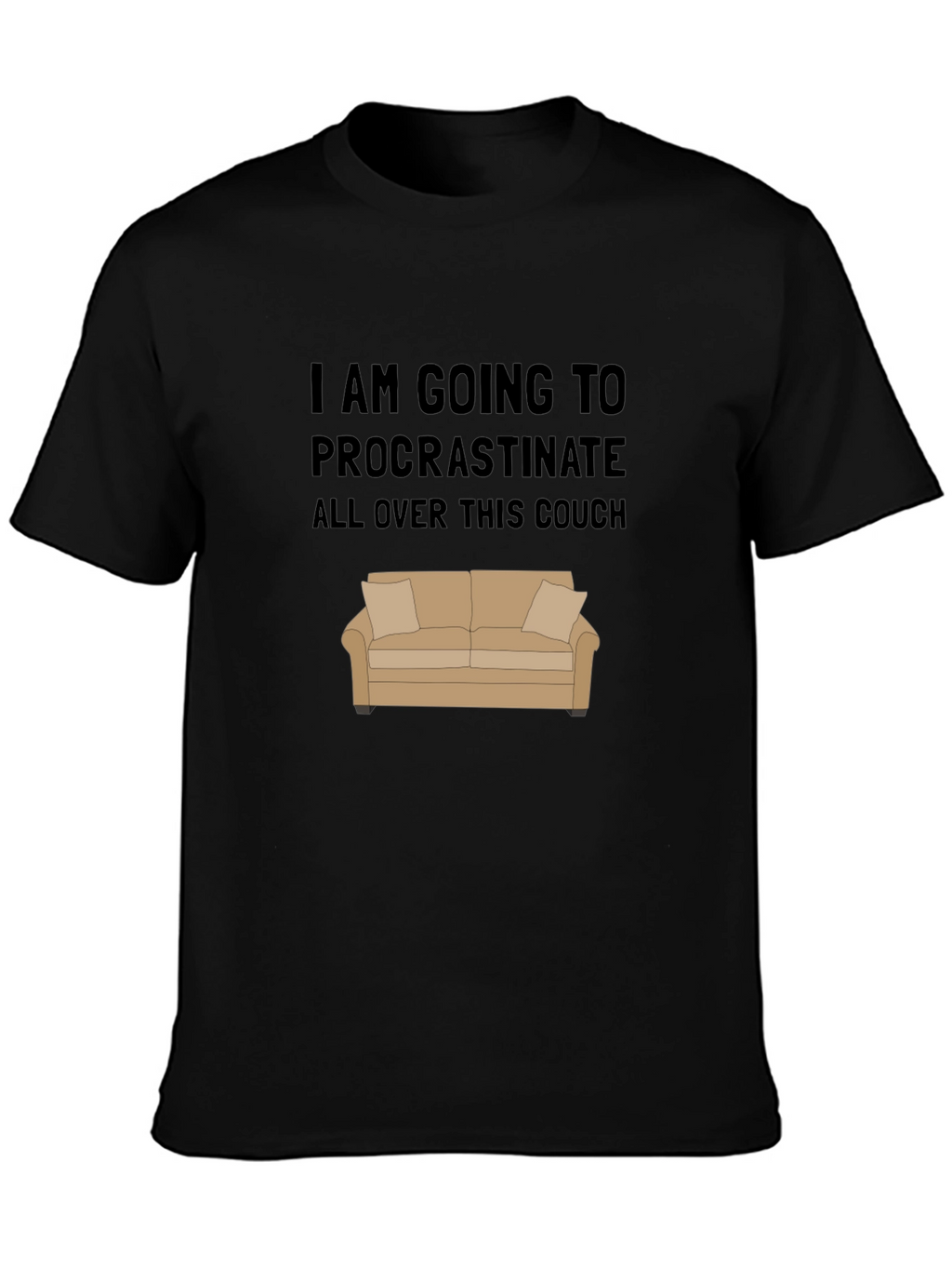 Procrastinate Couch Graphic Tee