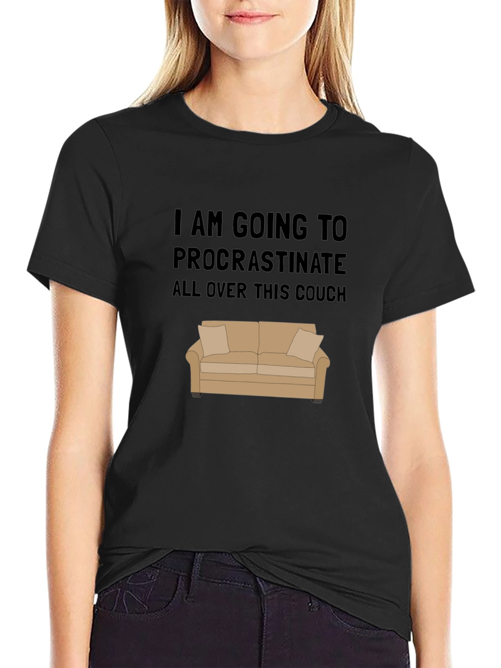 Procrastinate Couch Graphic Tee
