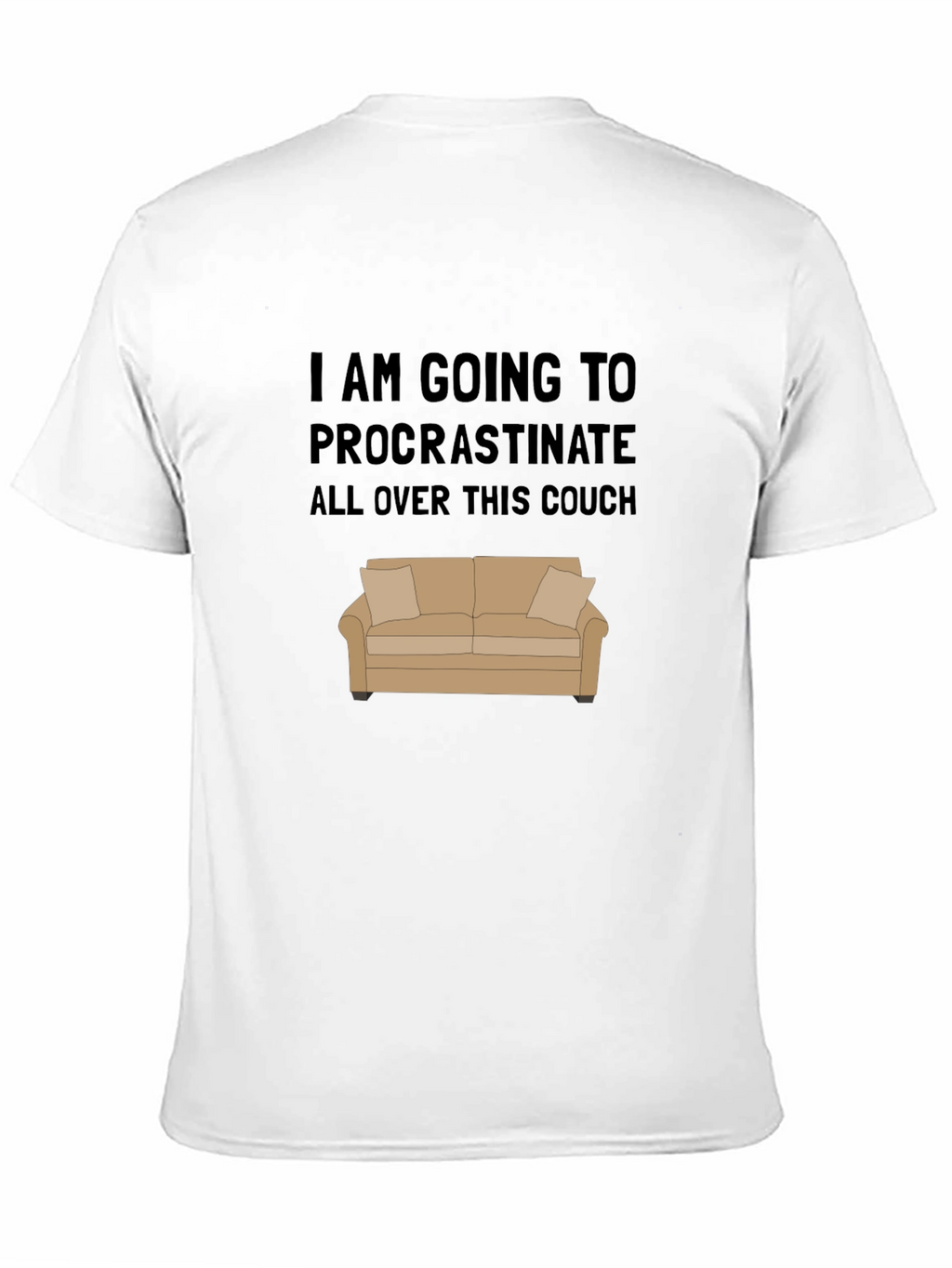 Procrastinate Couch Graphic Tee