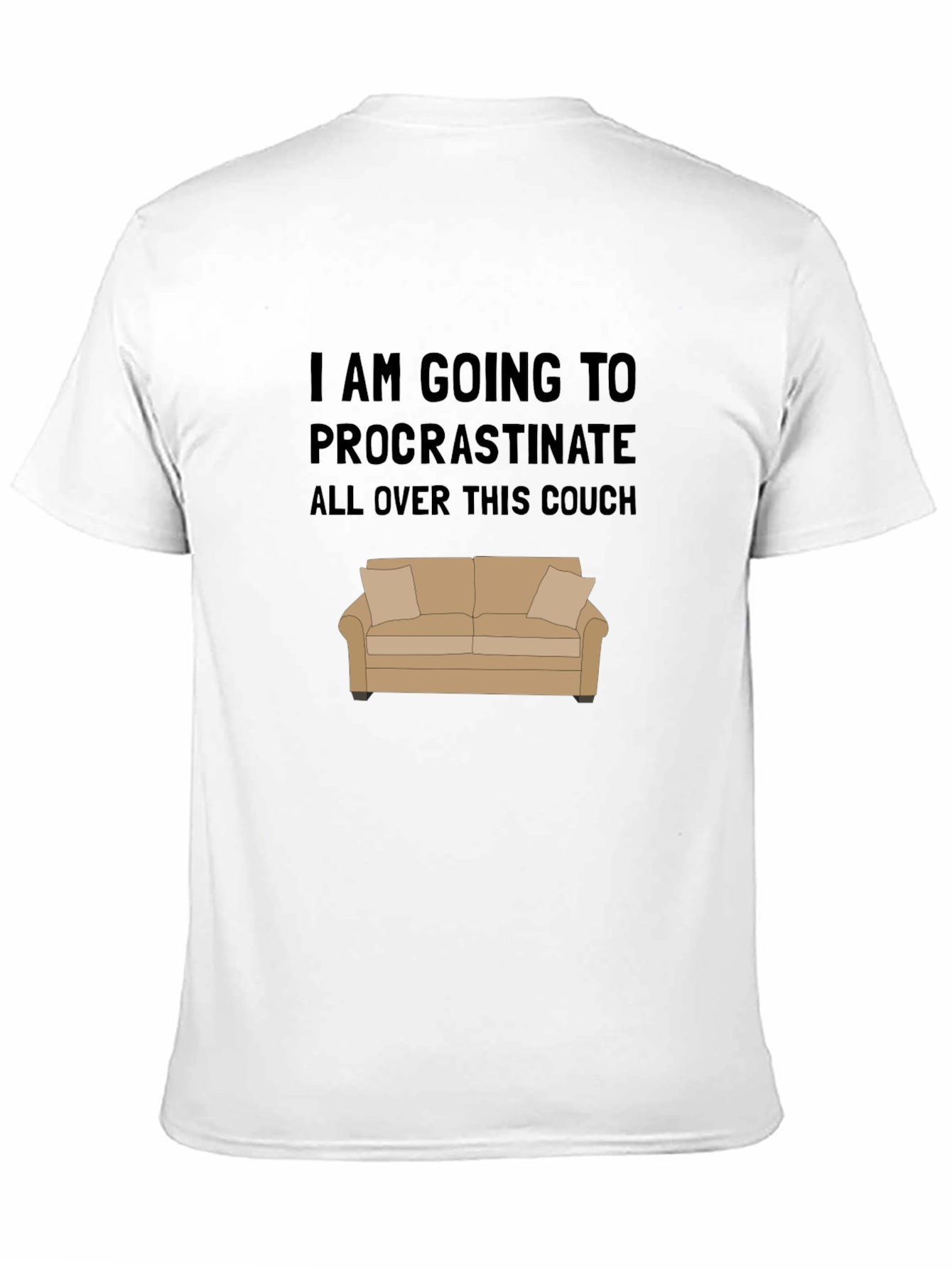 Procrastinate Couch Graphic Tee
