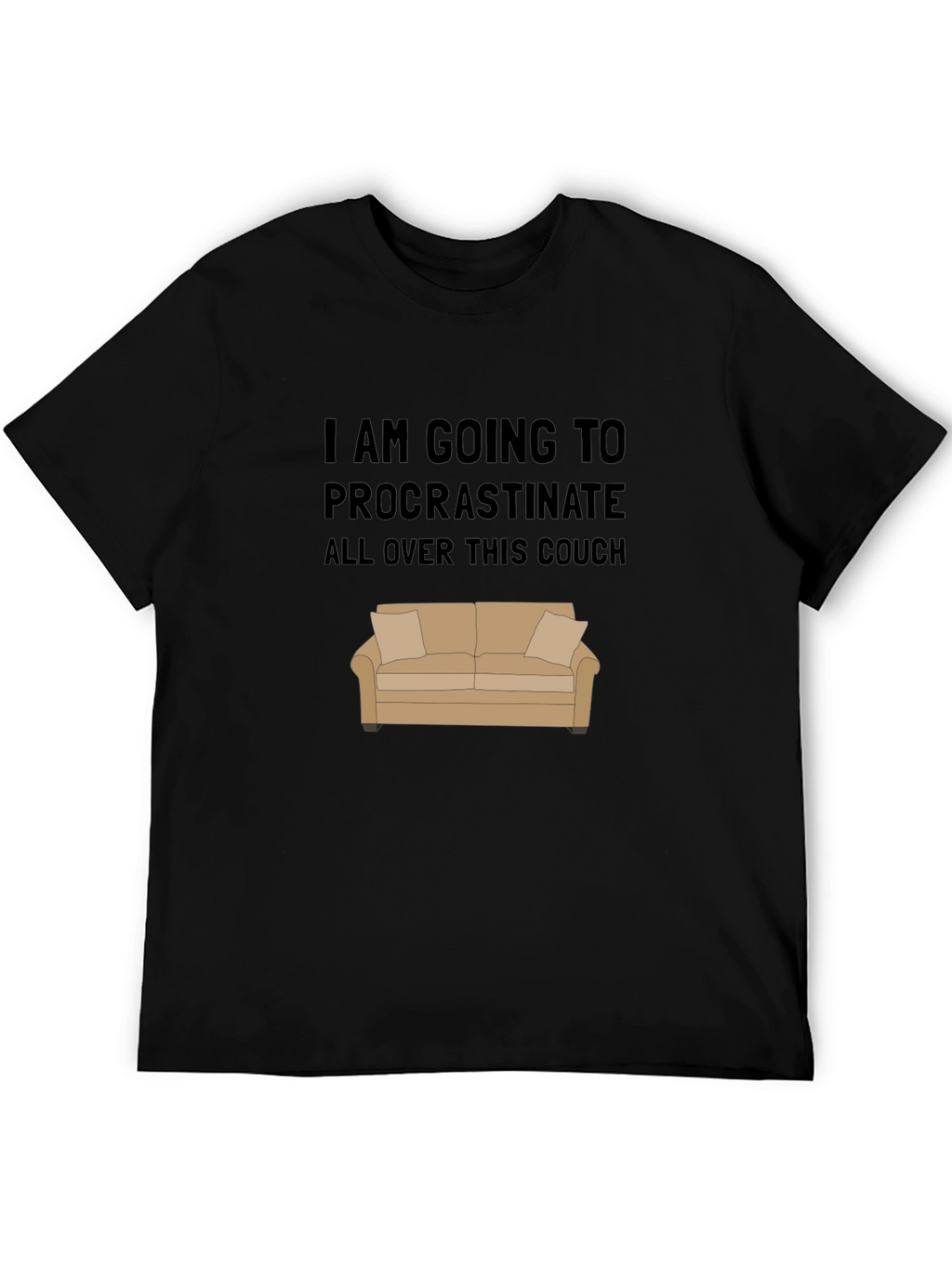 Procrastinate Couch Graphic Tee