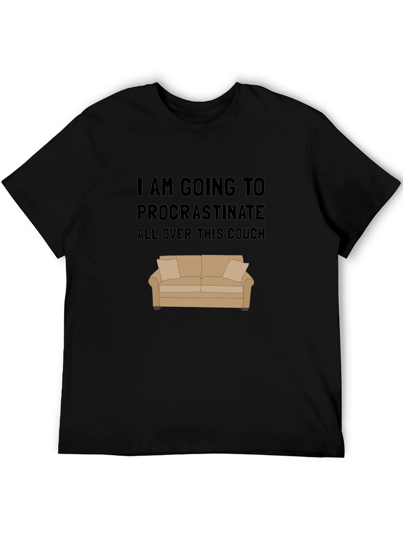 Procrastinate Couch Graphic Tee