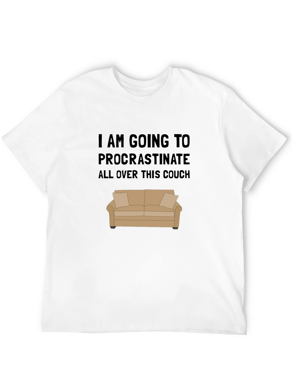Procrastinate Couch Graphic Tee